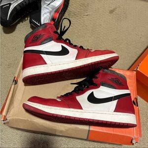 2022 Nike Air Jordan 1 Lost and Found Chicago Retro High Og DZ5485-612 Size 10